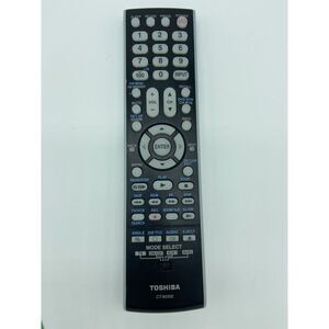 Toshiba Remote TV VCR DVD SAT CT-90302 TESTED/WORKS Black/Gray EUC